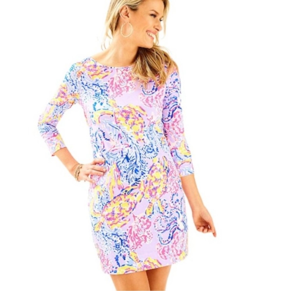 NWOT Lilly Pulitzer MARLOWE DRESS, Multi Print Mini Dress. S